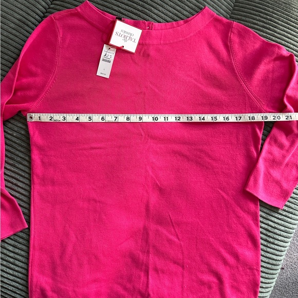 NWT Talbots Cotton/Rayon Ballet Neck Sweater - Picture 5 of 6
